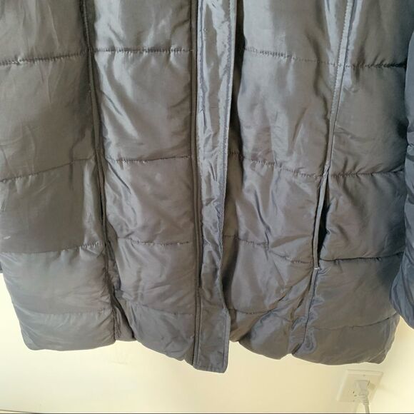 Old Navy Dark Grey Medium Length‎ Puffer Coat. - Picture 10 of 10